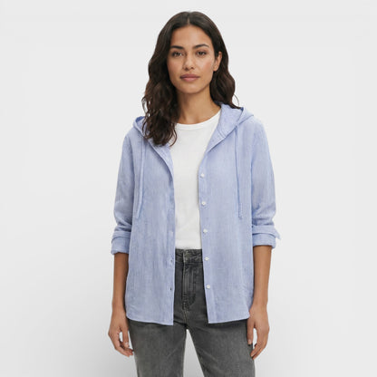 Blusa Holgada Con Capucha Mujer