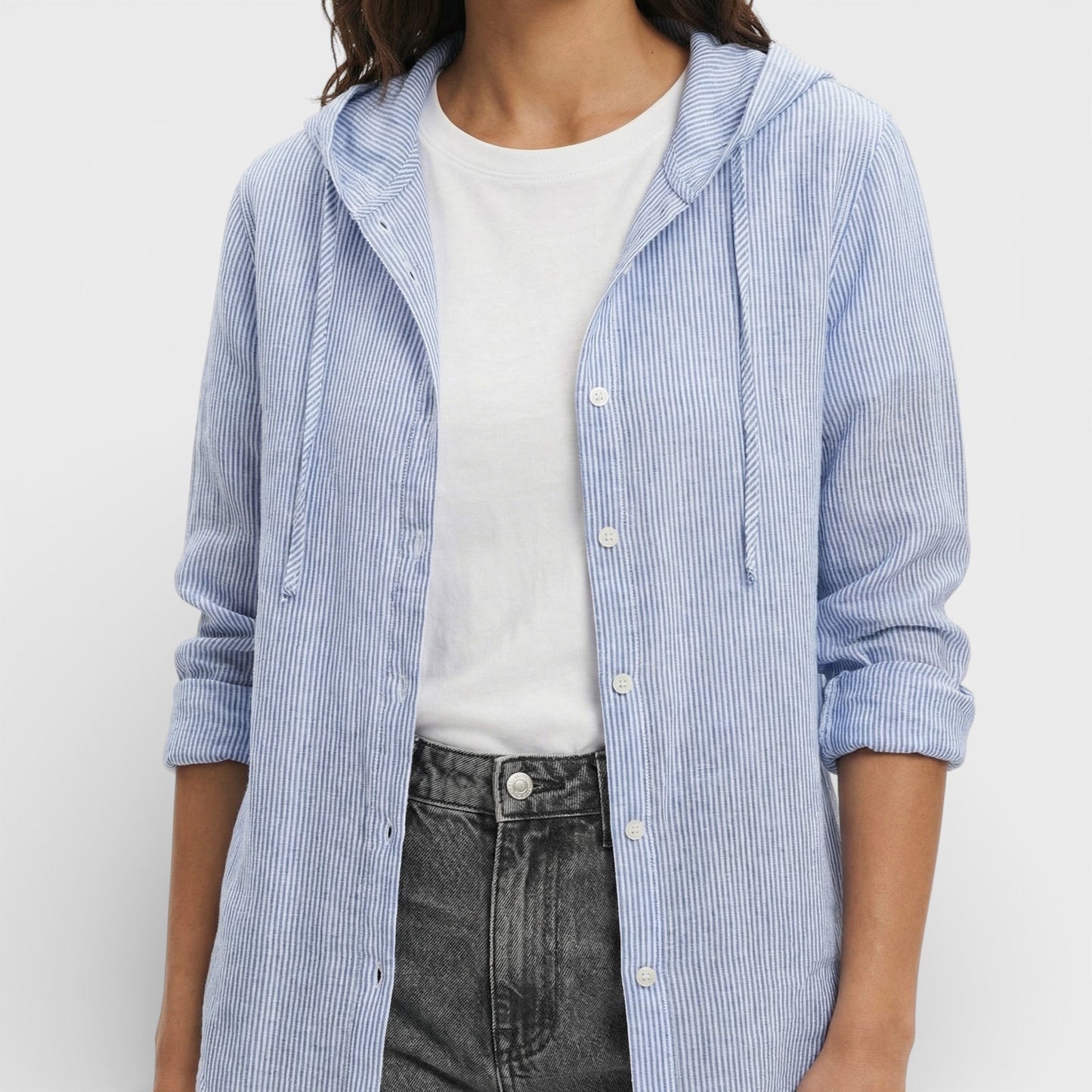 Blusa Holgada Con Capucha Mujer