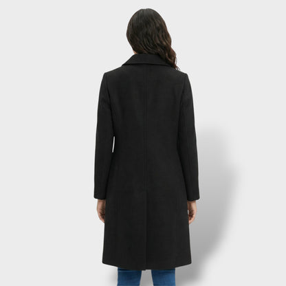 Abrigo Largo Mujer Botones Invierno