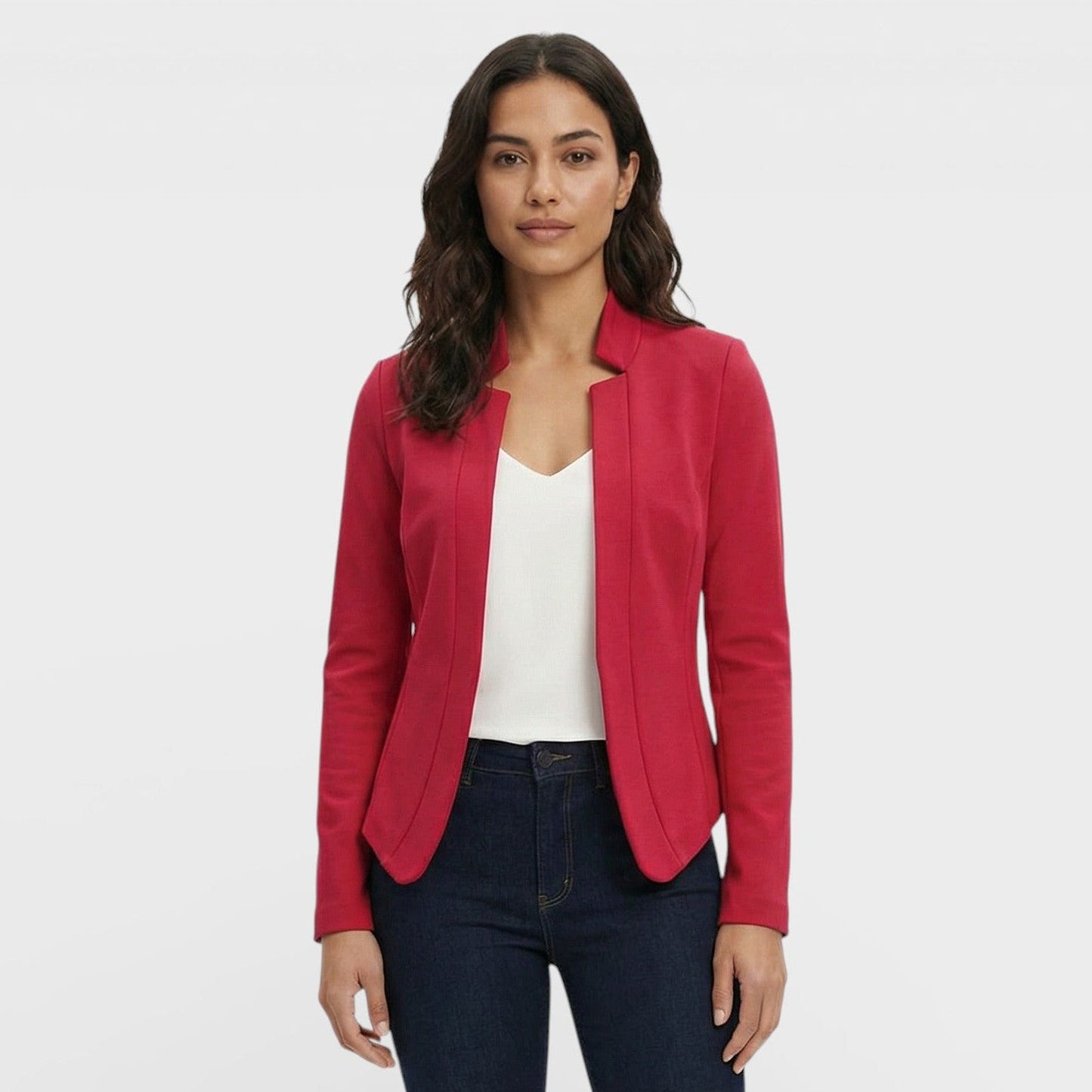 Chaqueta Fina Blanca Mujer