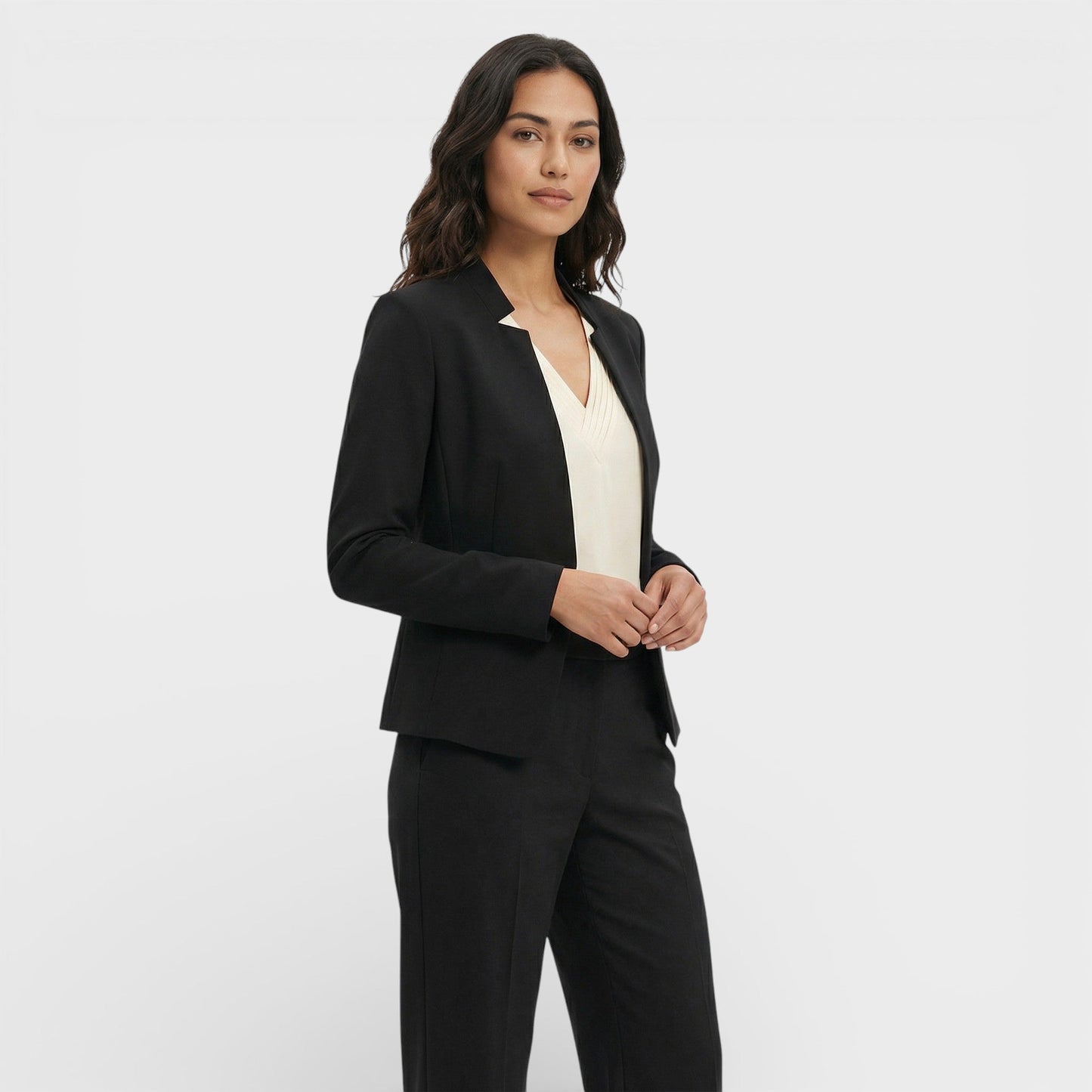 Chaqueta Fina Blanca Mujer