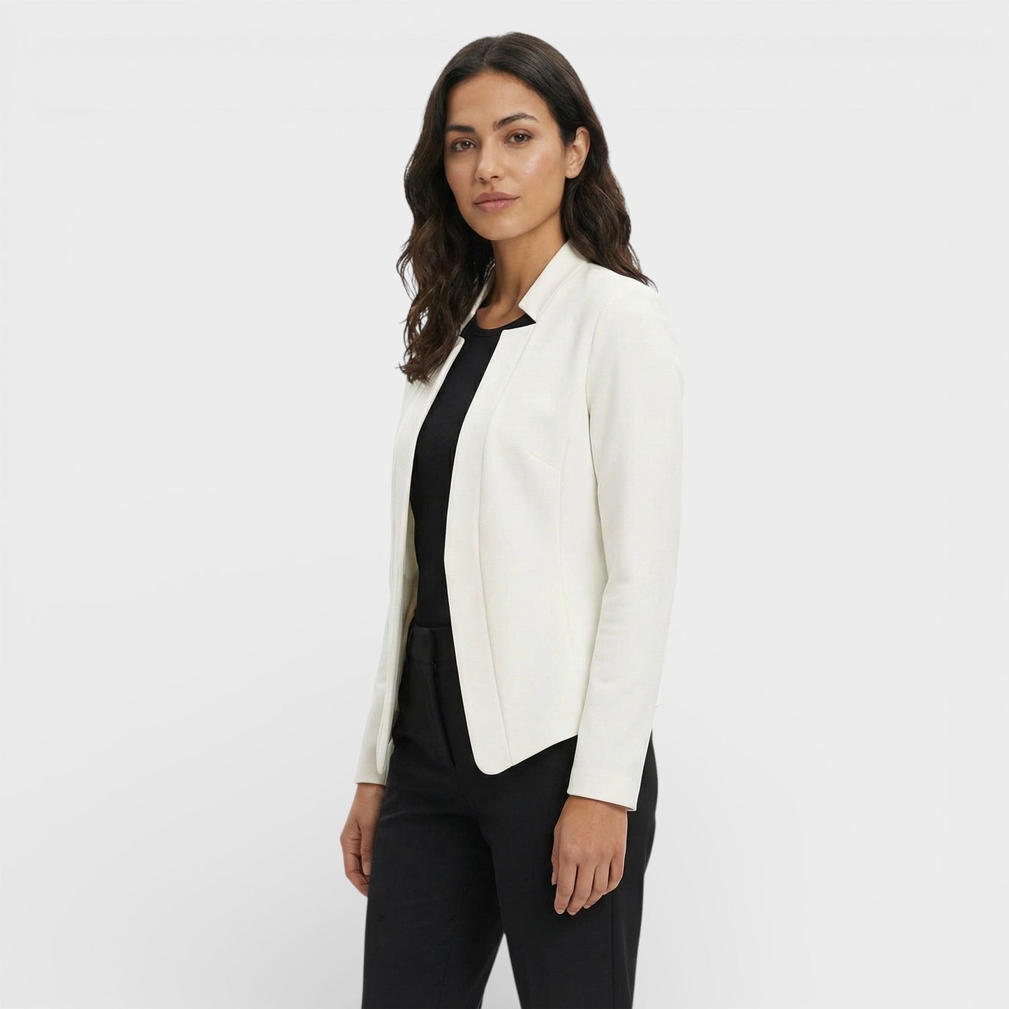 Chaqueta Fina Blanca Mujer