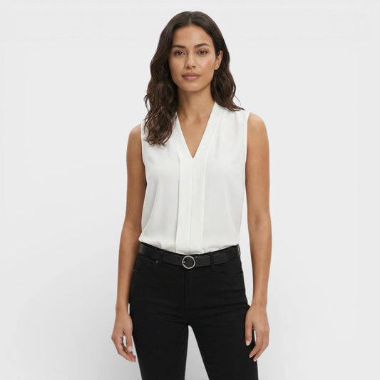 Blusa Sin Mangas Mujer Holgada