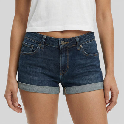 Pantalones Cortos Vaqueros Ajustados Mujer