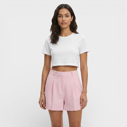 Shorts Vintage Tiro Alto Mujer