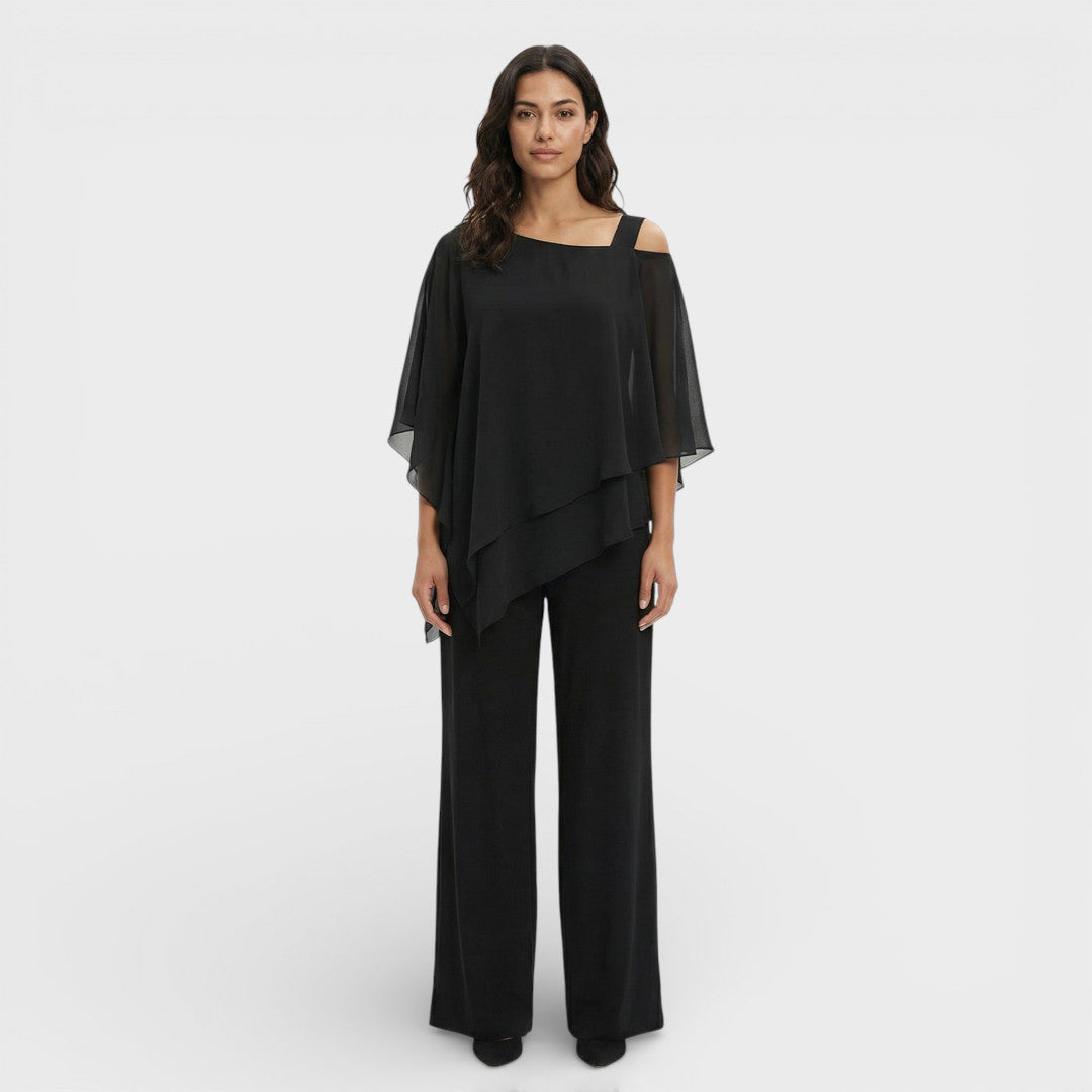 Conjunto Elegante Blusa Y Pantalón