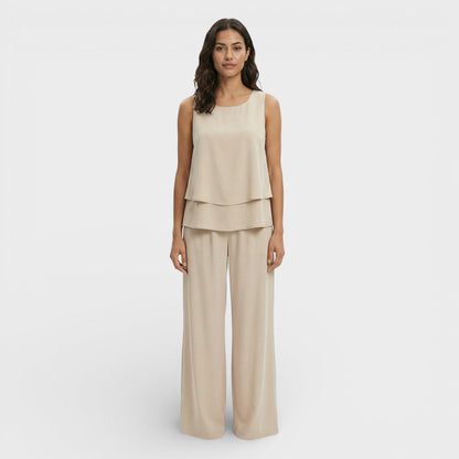 Conjunto Mujer Top Y Pantalón