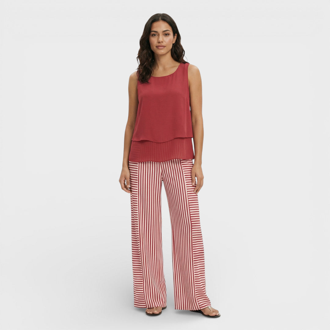Conjunto Mujer Top Y Pantalón