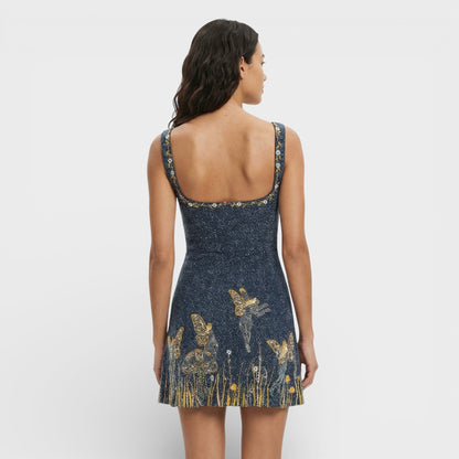 Vestido Mini Brillante Fiesta Mujer