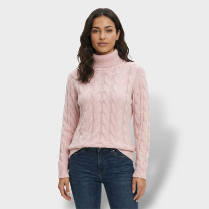 Jersey Cuello Alto Mujer Ajustado
