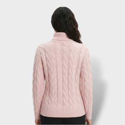 Jersey Cuello Alto Mujer Ajustado