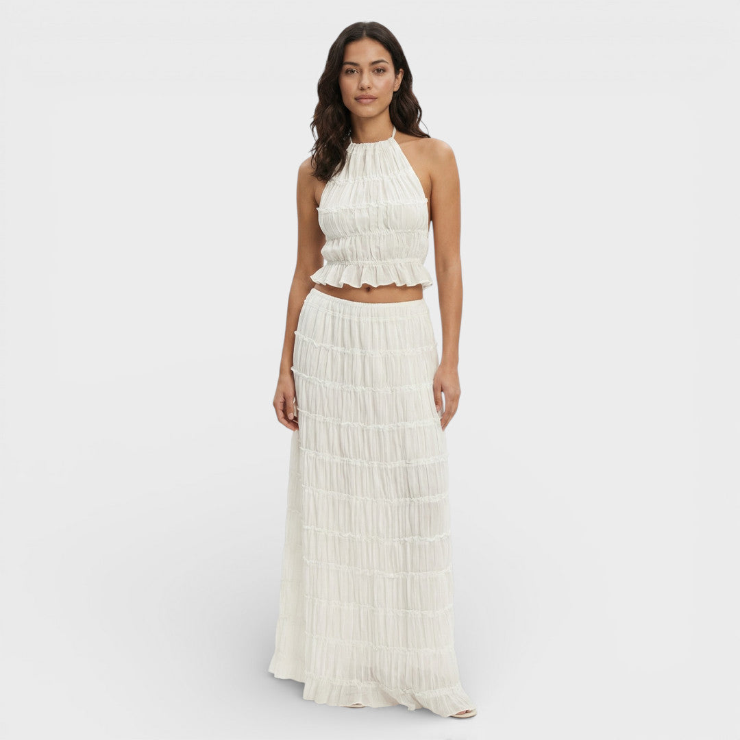 Conjunto Verano Mujer Falda Larga