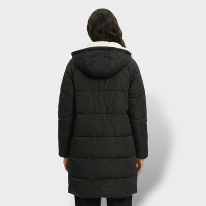 Abrigo Largo Acolchado Mujer Invierno
