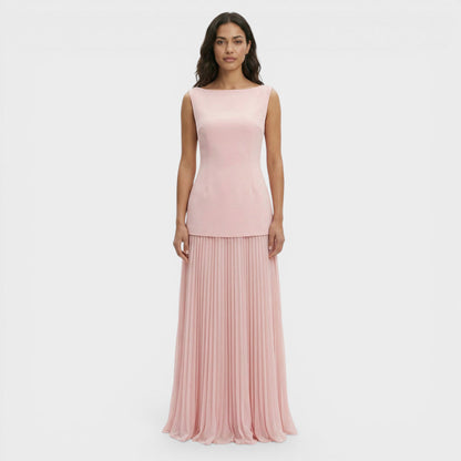 Conjunto Dos Piezas Vestido Plisado