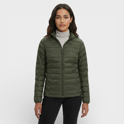 Chaqueta Acolchada de Lana Mujer