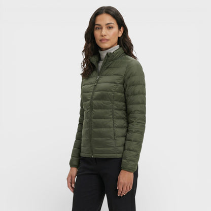 Chaqueta Acolchada de Lana Mujer