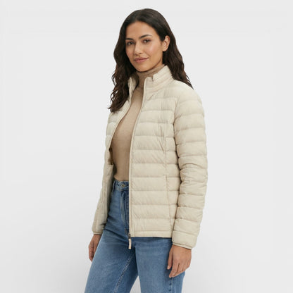 Chaqueta Acolchada de Lana Mujer