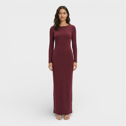 Vestido Maxi Espalda Abierta Elegante