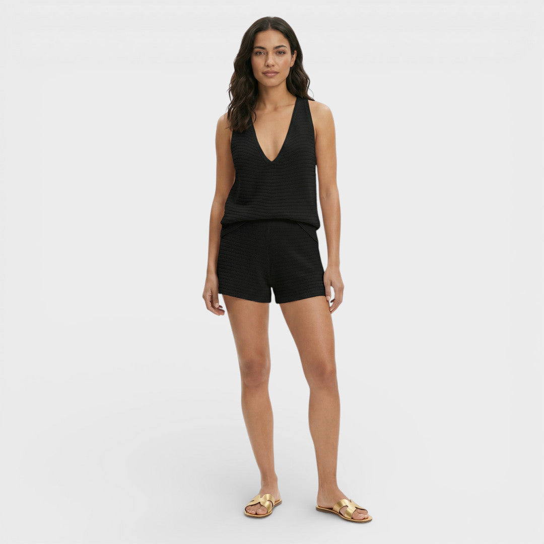 Conjunto Punto Mujer Top Shorts