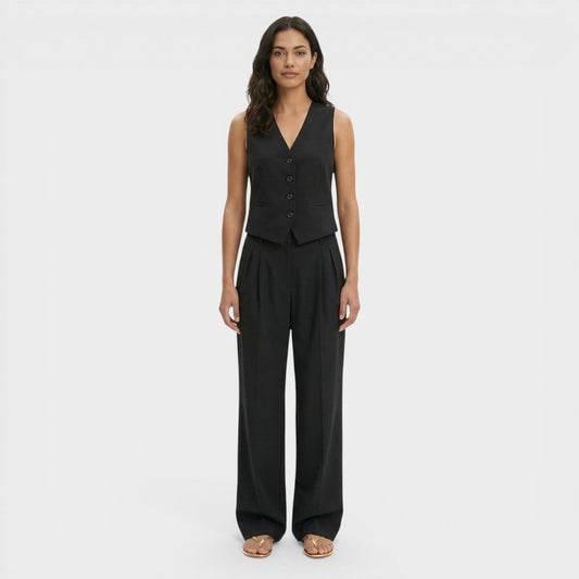 Conjunto Mujer Chaleco Oficina Pantalón