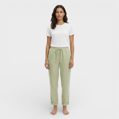 Pantalones Cómodos Mujer Cintura Elástica