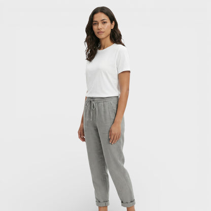 Pantalones Cómodos Mujer Cintura Elástica