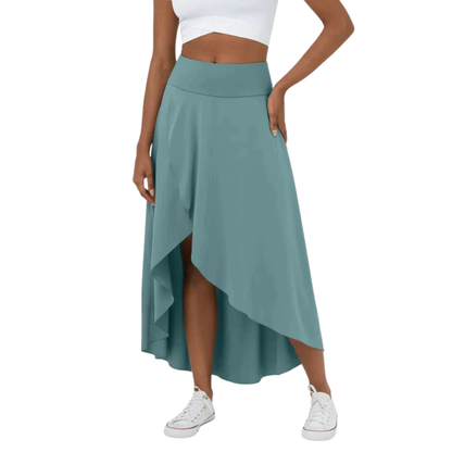 Amelie | Falda Midi Capeada Elegante