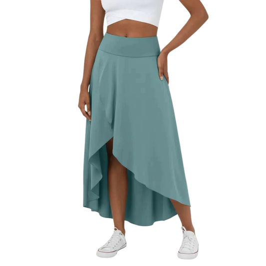 Amelie | Falda Midi Capeada Elegante