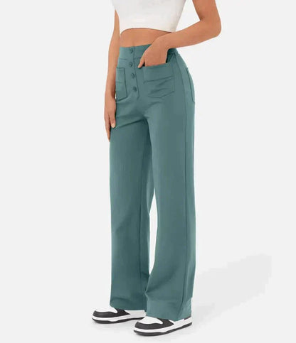 Aria | Pantalones Elásticos de Talle Alto