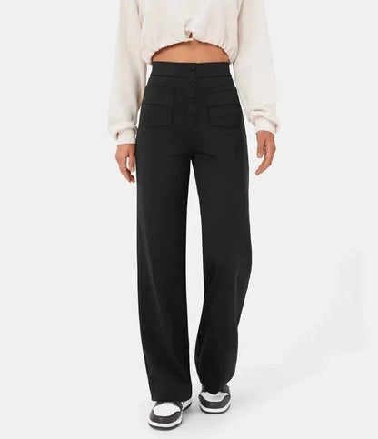 Aria | Pantalones Elásticos de Talle Alto