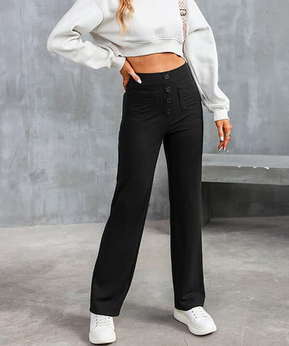 Aria | Pantalones Elásticos de Talle Alto