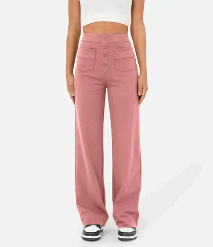 Aria | Pantalones Elásticos de Talle Alto
