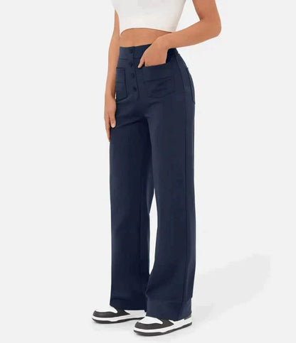 Aria | Pantalones Elásticos de Talle Alto