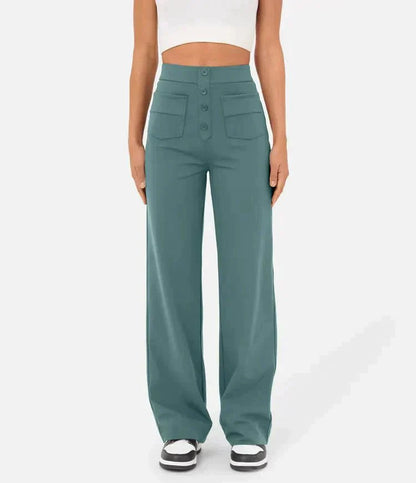 Aria | Pantalones Elásticos de Talle Alto