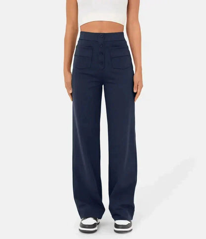 Aria | Pantalones Elásticos de Talle Alto