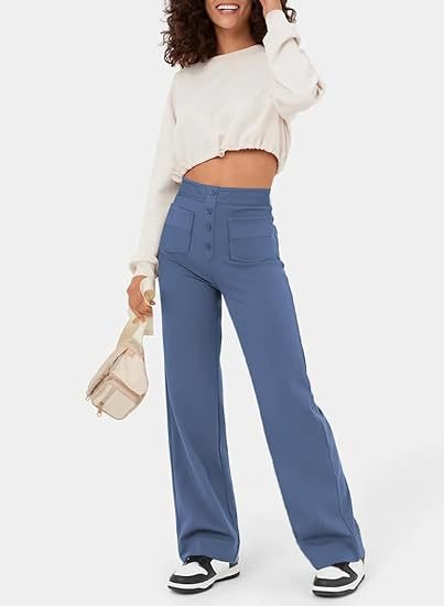 Aria | Pantalones Elásticos de Talle Alto