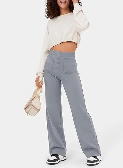 Aria | Pantalones Elásticos de Talle Alto