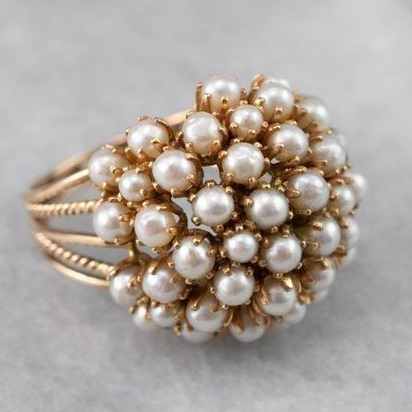 Pearl | Anillo con Perlas Incrustadas