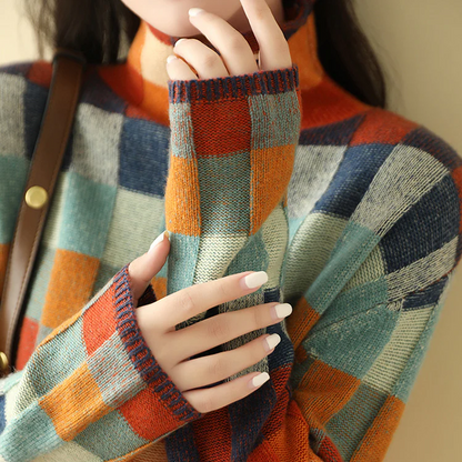 Mia | Jersey de Cuadros Inspirado en Retro