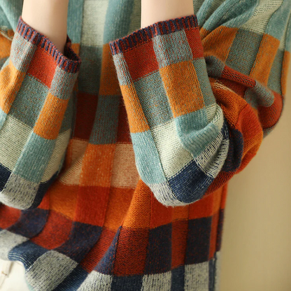Mia | Jersey de Cuadros Inspirado en Retro