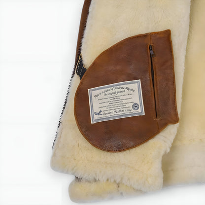 Aron | Chaqueta Bomber con Capucha de Piel
