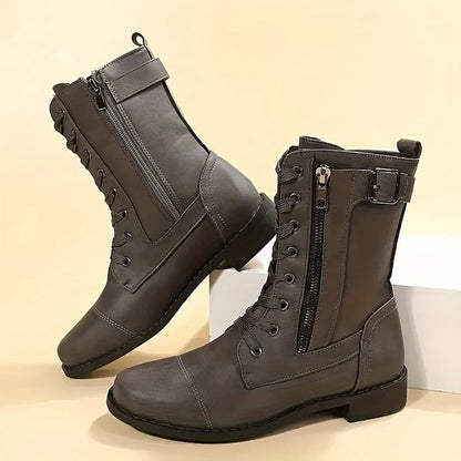 Silvia - Botas con soporte plantar de puntera redonda