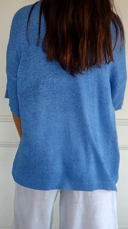 Lauren | Top Casual con Cuello en V