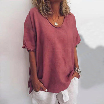 Callie | Top Cómodo de Ajuste Holgado