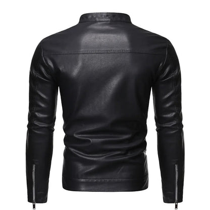 Alonso | Chaqueta Piel Cuello Alto