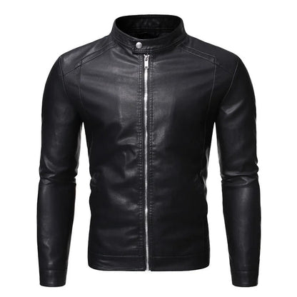 Alonso | Chaqueta Piel Cuello Alto