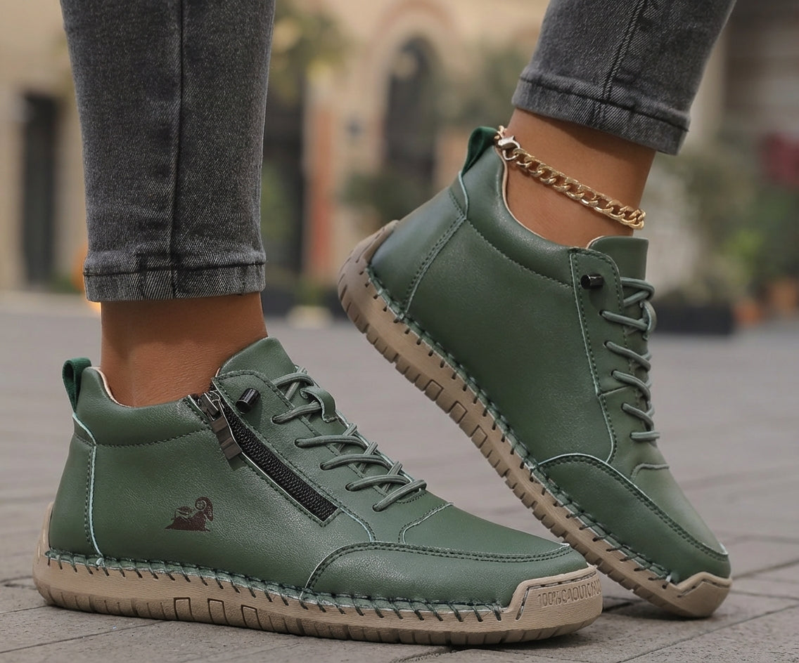 Mila | Zapatillas Ortopédicas con Cremallera