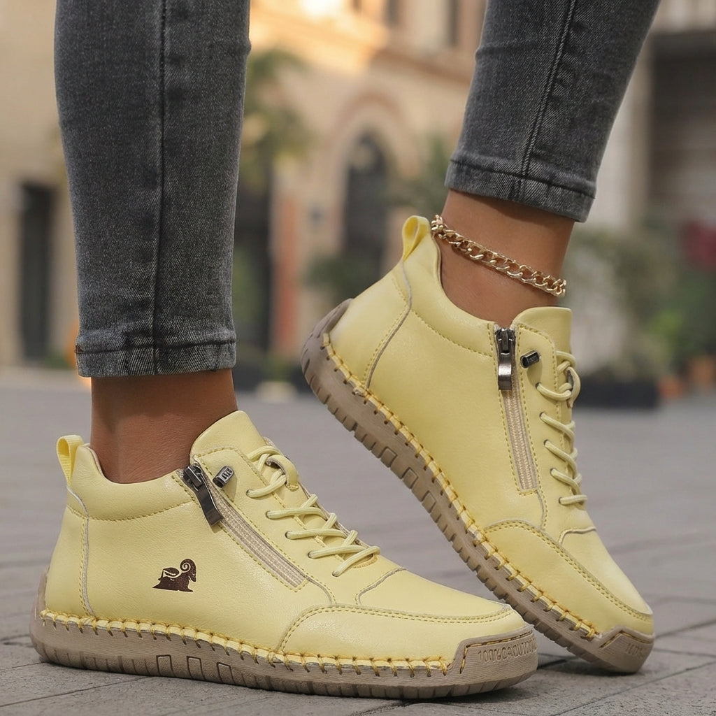 Mila | Zapatillas Ortopédicas con Cremallera