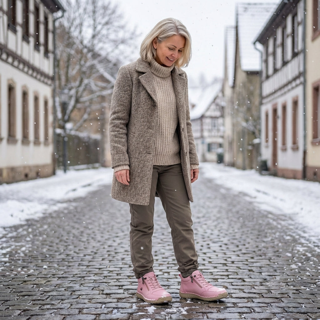 Mila | Zapatillas Ortopédicas con Cremallera