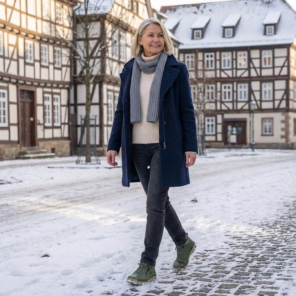 Mila | Zapatillas Ortopédicas con Cremallera